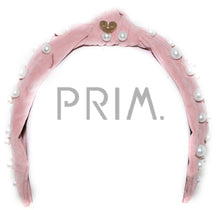 Load image into Gallery viewer, VELVET KNOT WITH PEARLS