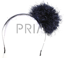 Load image into Gallery viewer, SHREDDED KNIT EYE POM-POM HEADBAND
