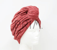 Load image into Gallery viewer, MIAMI KNIT LUREX LINED TURBANS