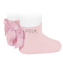 Load image into Gallery viewer, MOSS STITCH SOCK WITH BOW