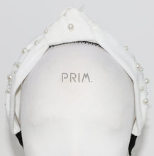 Load image into Gallery viewer, VELVET KNOT PEARLS HEADBAND