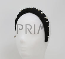 Load image into Gallery viewer, MULTI SCATTERED PEARLS COVERED HEADBAND