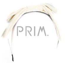 Load image into Gallery viewer, METALLIC SWEATSHIRT BOW HEADBAND