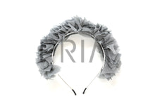 Load image into Gallery viewer, METALLIC MESH RUFFLE HEADBAND