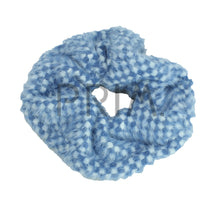 Load image into Gallery viewer, DACEE MOHAIR CHECKERED SCRUNCHY
