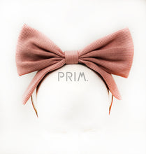 Load image into Gallery viewer, RIBBED BOW HEADBAND