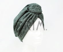 Load image into Gallery viewer, MIAMI KNIT LUREX LINED TURBANS
