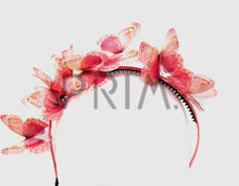 Load image into Gallery viewer, PRINTED ORGANZA BUTTERFLY HEADBAND