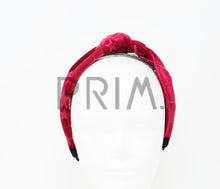 Load image into Gallery viewer, VELVET STAR KNOT HEADBAND