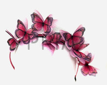 Load image into Gallery viewer, PRINTED ORGANZA BUTTERFLY HEADBAND