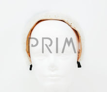 Load image into Gallery viewer, FUR WITH GOLD SPECS COVERED HEADBAND