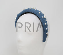 Load image into Gallery viewer, MULTI SCATTERED PEARLS COVERED HEADBAND
