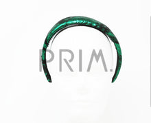 Load image into Gallery viewer, METALLIC LEATHER COVERED HEADBAND