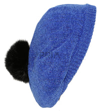 Load image into Gallery viewer, CHENILLE LUREX SNOOD POM POM