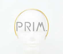 Load image into Gallery viewer, VELVET WITH METALLIC TRIM COVERED HEADBAND