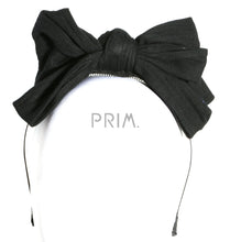 Load image into Gallery viewer, WIDE RIBBED BOW HEADBAND