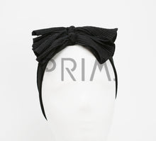 Load image into Gallery viewer, METALLIC RIBBED BOW BABY HEADBAND