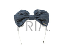 Load image into Gallery viewer, LINEN STANDING BOW HEADBAND