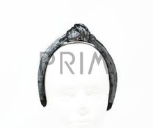 Load image into Gallery viewer, METALLIC VELVET KNOT HEADBAND