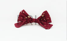 Load image into Gallery viewer, SMALL PAINT SPLASHES BOW CLIP