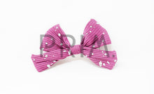 Load image into Gallery viewer, SMALL PAINT SPLASHES BOW CLIP