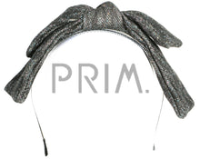 Load image into Gallery viewer, METALLIC SWEATSHIRT BOW HEADBAND