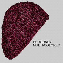 Load image into Gallery viewer, LUREX CHENILLE SNOOD LINED