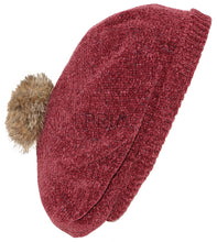 Load image into Gallery viewer, CHENILLE LUREX SNOOD POM POM