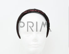 Load image into Gallery viewer, METALLIC LEATHER COVERED HEADBAND