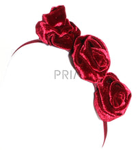 Load image into Gallery viewer, TRIPLE ROSE GARDEN WRAP VELVET