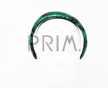 Load image into Gallery viewer, METALLIC LEATHER COVERED HEADBAND