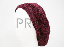 Load image into Gallery viewer, LUREX CHENILLE SNOOD LINED