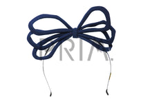 Load image into Gallery viewer, COTTON KNIT TRIPLE WIRE BOW HEADBAND