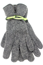 Load image into Gallery viewer, ANGORA KNITTED LEATHER RIBBON GLOVE