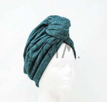 Load image into Gallery viewer, MIAMI KNIT LUREX LINED TURBANS