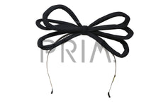 Load image into Gallery viewer, COTTON KNIT TRIPLE WIRE BOW HEADBAND