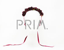 Load image into Gallery viewer, VELVET FLOWER WREATH HEADBAND