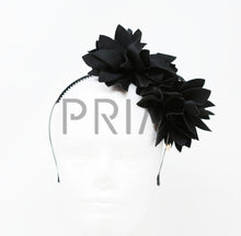 Load image into Gallery viewer, DOUBLE SIDE FLOWER WITH BUTTON HEADBAND