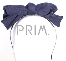 Load image into Gallery viewer, WIDE RIBBED BOW HEADBAND