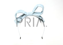 Load image into Gallery viewer, LINEN LOOK WIRE BOW HEADBAND