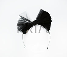 Load image into Gallery viewer, VELVET TULLE BOW HEADBAND