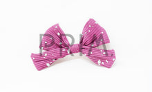 Load image into Gallery viewer, SMALL PAINT SPLASHES BOW CLIP