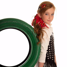 Load image into Gallery viewer, HEIRLOOMS STRINGY BOW PEARLS PONY HOLDER