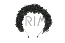 Load image into Gallery viewer, METALLIC MESH RUFFLE HEADBAND