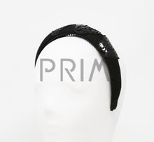 Load image into Gallery viewer, TWO WAY SEQUIN HEART PADDED HEADBAND