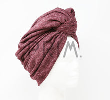 Load image into Gallery viewer, MIAMI KNIT LUREX LINED TURBANS