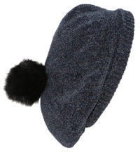 Load image into Gallery viewer, CHENILLE LUREX SNOOD POM POM