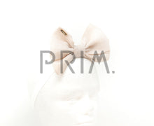 Load image into Gallery viewer, BURLAP STANDING BOW BABY HEADBAND