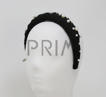 Load image into Gallery viewer, MULTI SCATTERED PEARLS COVERED HEADBAND