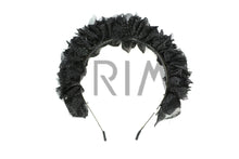 Load image into Gallery viewer, METALLIC MESH RUFFLE HEADBAND